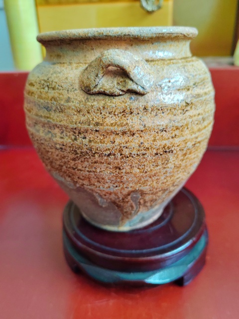 古玩陶瓷隋唐.唐黃釉雙系罐拍賣,當(dāng)前價格2680元
