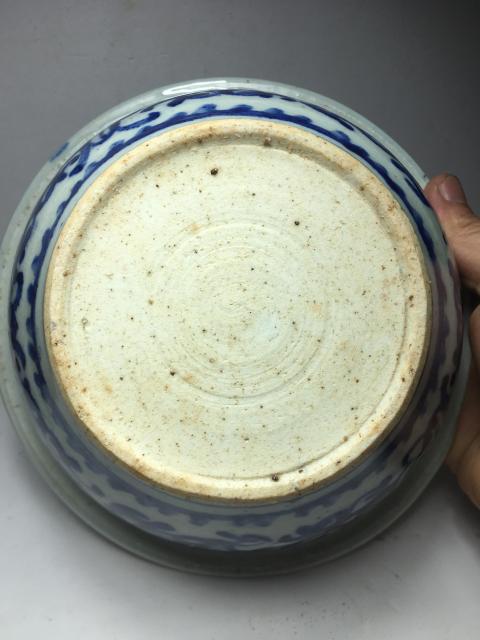 古玩陶瓷（清晚期）青花夔龍紋香爐拍賣，當前價格0元