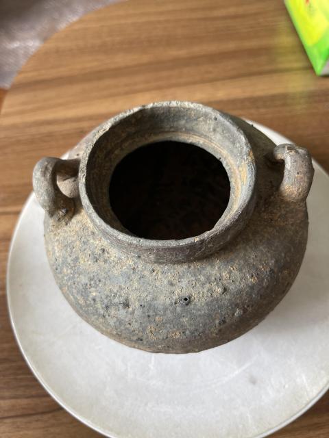古玩陶瓷【望月樓】宋代雙系茶葉罐（贈唐代燈盞）拍賣，當前價格388元