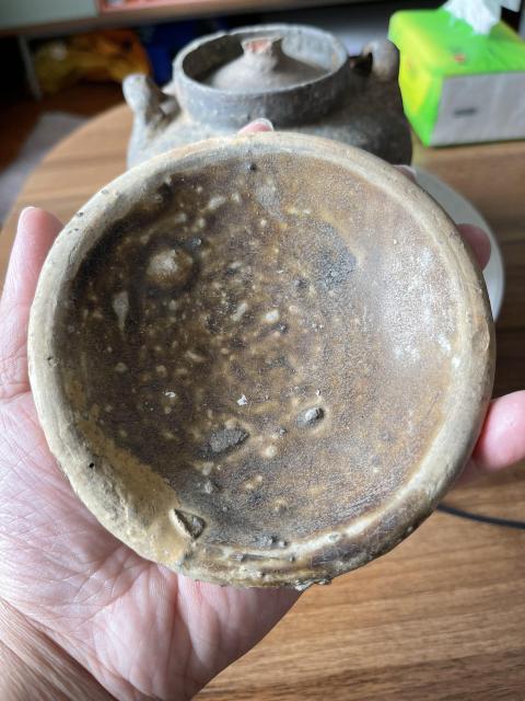 古玩陶瓷【望月樓】宋代雙系茶葉罐（贈唐代燈盞）拍賣，當前價格388元