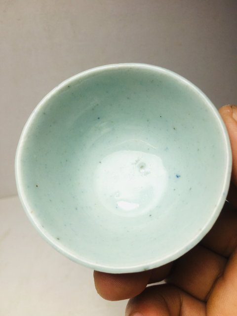 古玩陶瓷青花喜字纏枝紋杯拍賣,當前價格299元