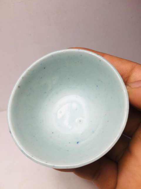 古玩陶瓷青花喜字纏枝紋杯拍賣,當前價格299元