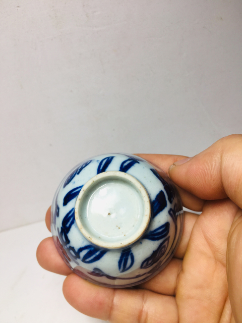 古玩陶瓷青花喜字纏枝紋杯拍賣,當前價格299元