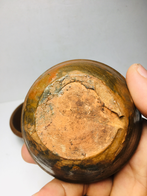 古玩陶瓷醬釉杯一對拍賣，當(dāng)前價(jià)格399元