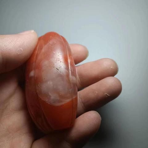 古玩玉器清代藏傳南紅瓜珠拍賣，當(dāng)前價格13000元