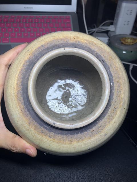 古玩陶瓷明末清初玉化黃哥釉大罐拍賣,當前價格0元