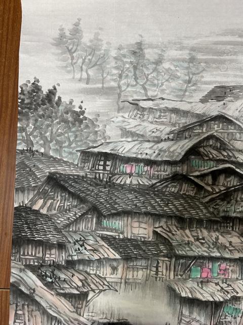 古玩字畫山野老師精品寫意山水拍賣，當前價格650元