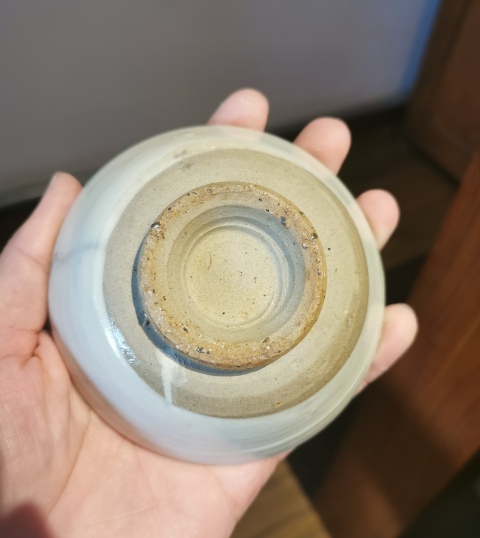 古玩陶瓷明晚?白釉褐彩碗(一對)拍賣,當前價格333元