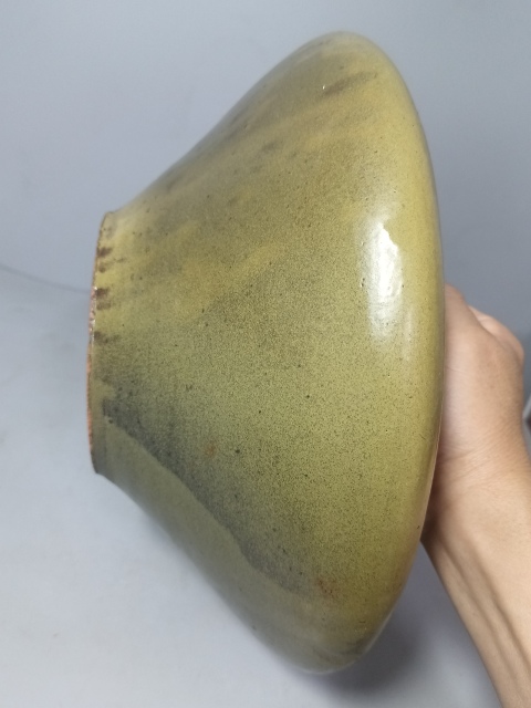 古玩陶瓷明末清初?茶葉沫釉飛碟罐拍賣，當前價格2300元