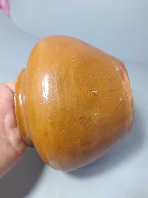 古玩陶瓷漢代?黃釉罐拍賣，當前價格980元