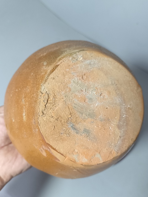 古玩陶瓷漢代?黃釉罐拍賣，當前價格980元