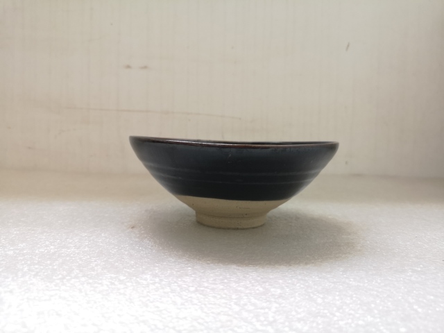 古玩陶瓷元末明初黑釉碗拍賣，當前價格680元