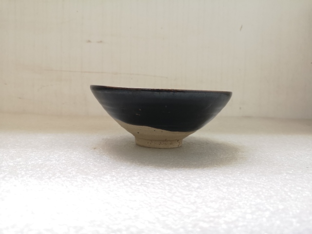 古玩陶瓷元末明初黑釉碗拍賣，當前價格680元
