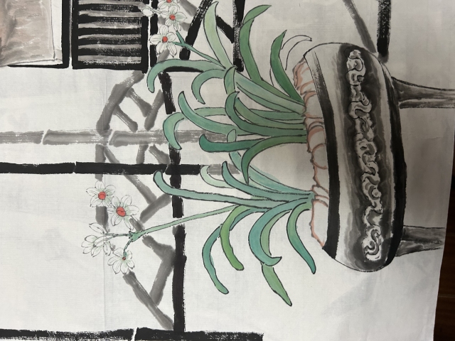 古玩字畫(huà)李秀芝老師精品《博古花鳥(niǎo)》拍賣(mài),當(dāng)前價(jià)格588元