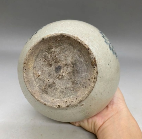 古玩陶瓷清代.青花花卉紋壺660拍賣,當前價格660元