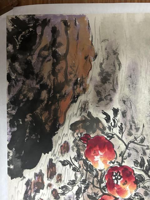 古玩字畫周慧老師精品《秋景兆豐年》拍賣，當前價格850元