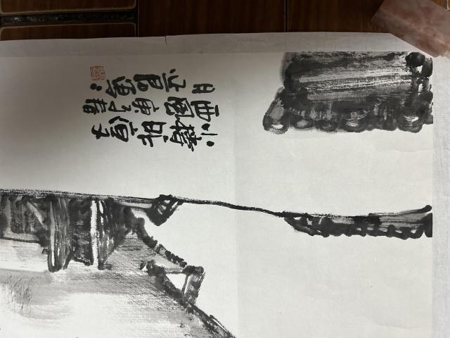 古玩字畫高延君老師寫生老巷作品拍賣，當(dāng)前價(jià)格478元