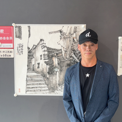 高延君老師寫生老巷作品拍賣，當(dāng)前價格750元