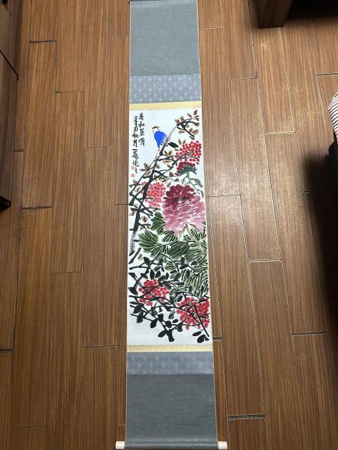 古玩字畫李一辰老師花鳥拍賣，當前價格755元