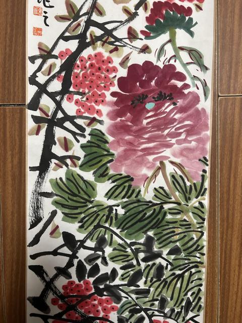 古玩字畫李一辰老師花鳥拍賣，當前價格755元