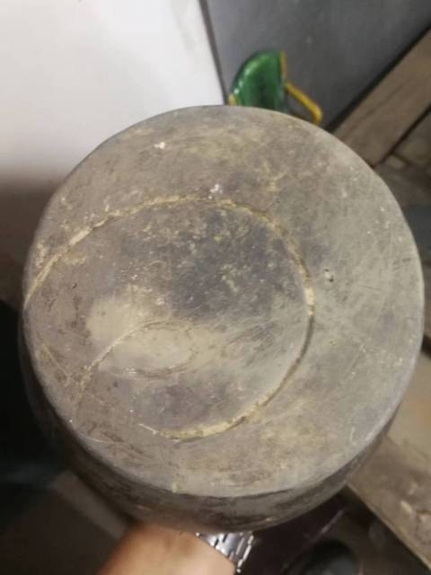 古玩陶瓷鋪首彩繪陶罐拍賣,當前價格999元