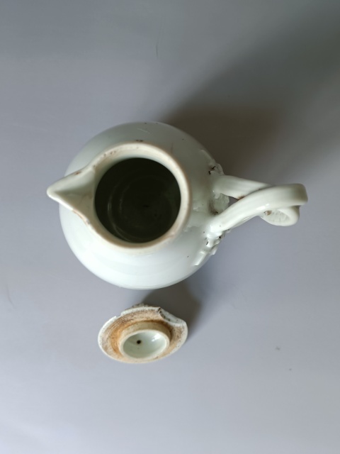 古玩陶瓷彩繪花卉紋馬奶壺拍賣，當前價格399元