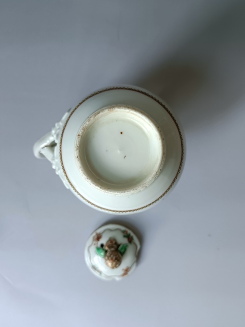 古玩陶瓷彩繪花卉紋馬奶壺拍賣，當前價格399元