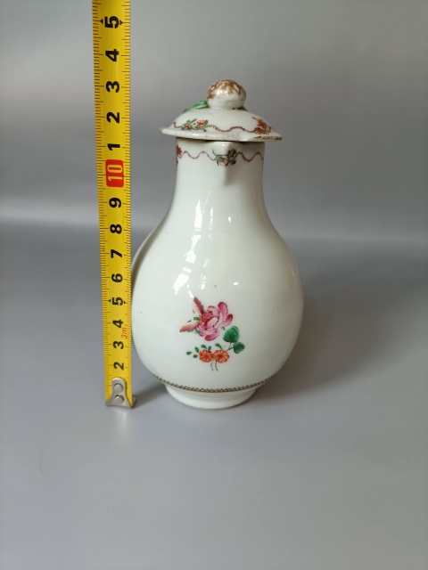 古玩陶瓷彩繪花卉紋馬奶壺拍賣，當前價格399元