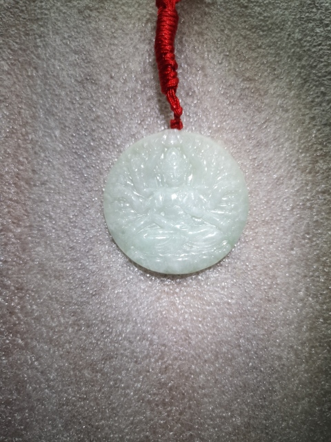 古玩玉器天然翡翠雕“千手觀音”牌拍賣,當(dāng)前價(jià)格480元