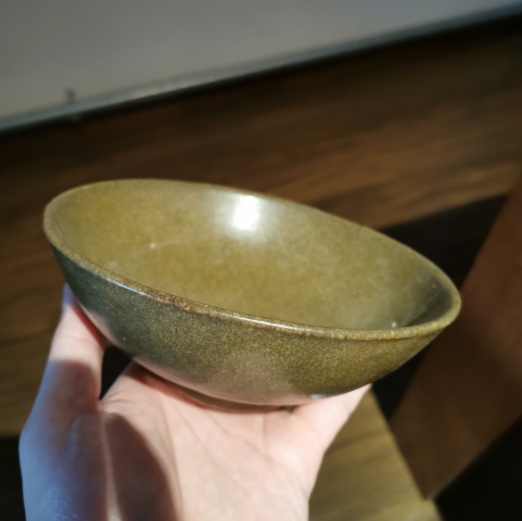 古玩陶瓷清末民初?茶葉沫釉大碗拍賣，當前價格858元