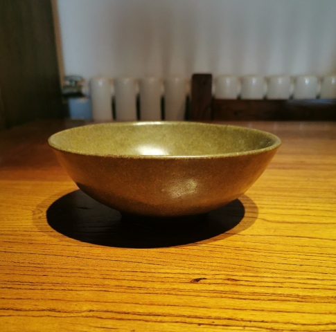 古玩陶瓷清末民初?茶葉沫釉大碗拍賣，當前價格858元