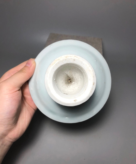 古玩陶瓷(已保真)青花高足盤拍賣,當前價格2888元