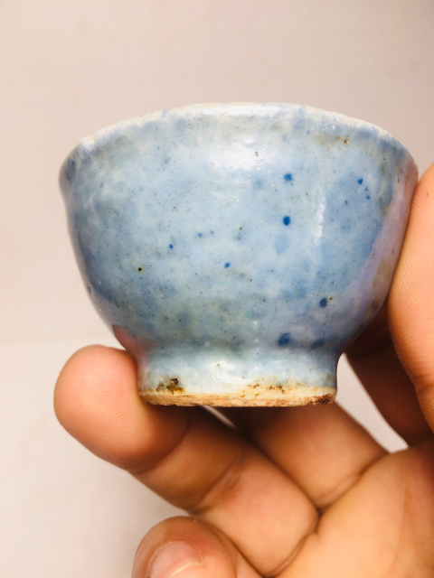 古玩陶瓷(清代)藍釉杯拍賣,當前價格0元