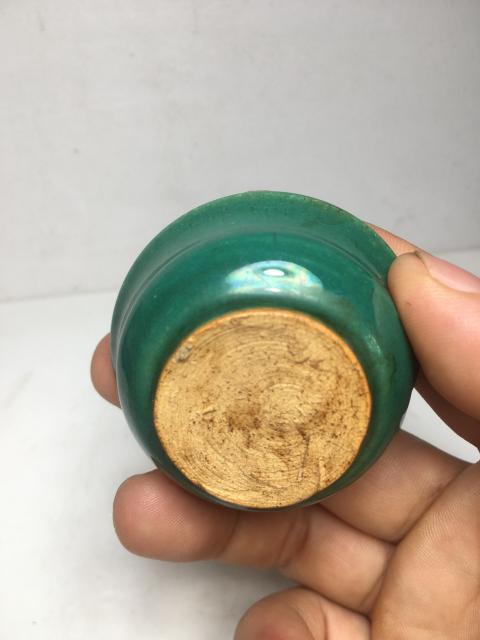 古玩陶瓷蘋果綠釉杯拍賣,當前價格2288元