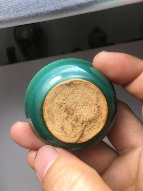 古玩陶瓷蘋果綠釉杯拍賣,當前價格2288元
