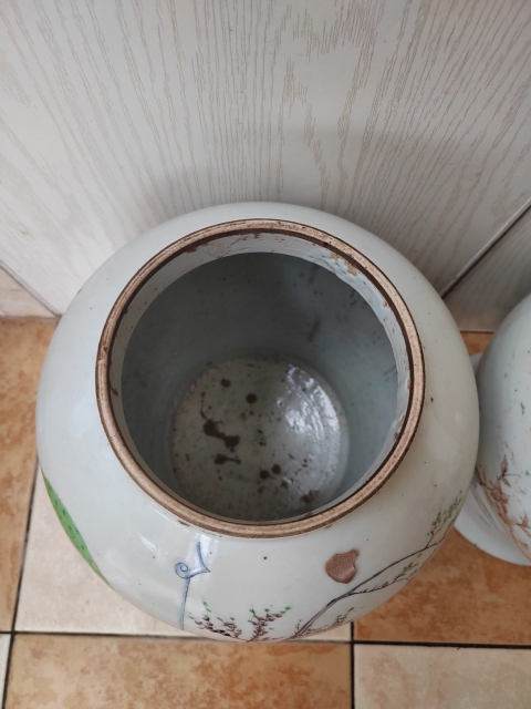 古玩陶瓷精品民國(guó)仕女將軍罐一對(duì)拍賣(mài),當(dāng)前價(jià)格6000元
