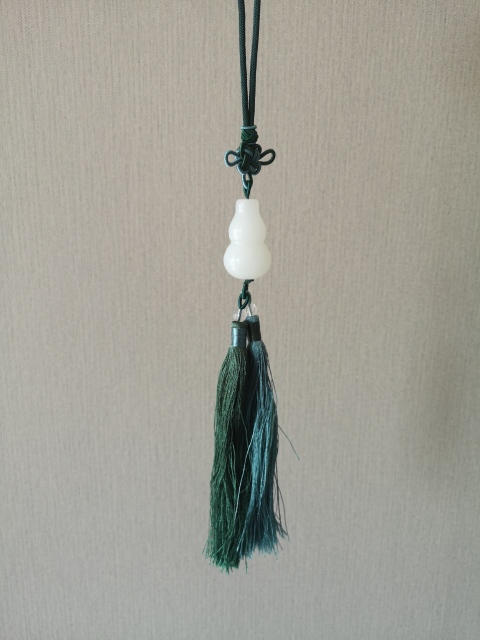 古玩玉器金絲玉葫蘆掛墜拍賣,當前價格220元