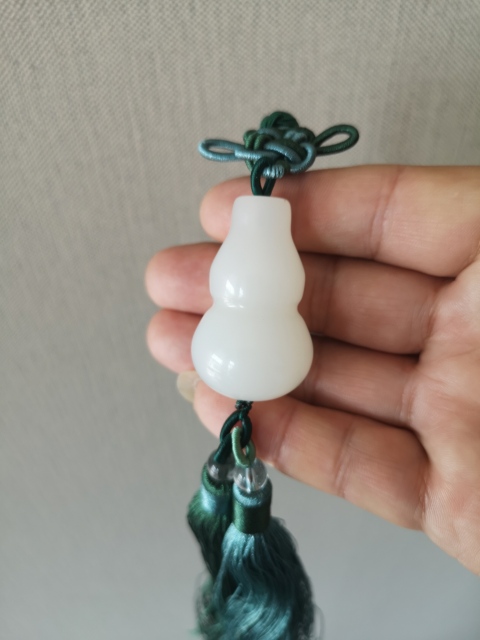 古玩玉器金絲玉葫蘆掛墜拍賣,當前價格220元