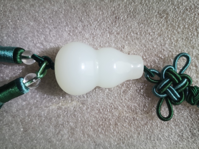 古玩玉器金絲玉葫蘆掛墜拍賣,當前價格220元