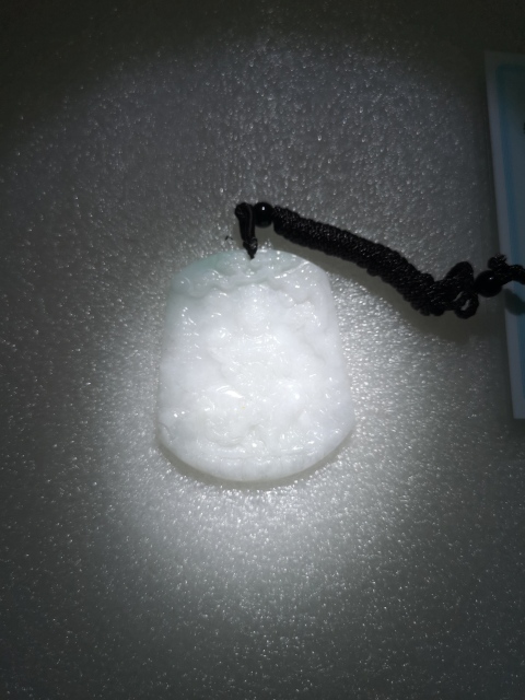 古玩玉器天然翡翠雕“文殊菩薩”掛牌拍賣，當前價格398元