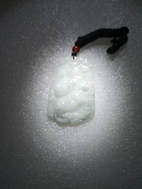 古玩玉器天然翡翠雕“財運亨通”掛牌拍賣,當前價格260元