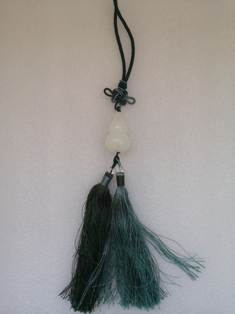 古玩玉器金絲玉葫蘆掛墜拍賣,當前價格220元