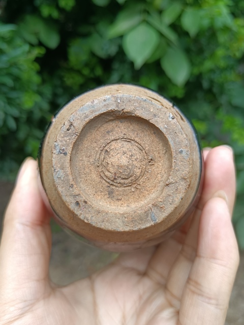 古玩陶瓷清代～四系窯變黑釉罐拍賣，當前價格11元
