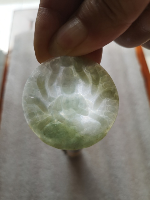 古玩玉器天然翡翠雕“千手觀音”掛牌拍賣，當前價格450元