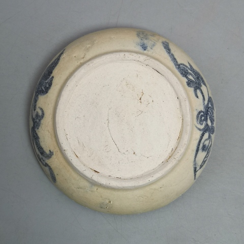 古玩陶瓷明代青花花卉紋粉盒1600拍賣，當(dāng)前價(jià)格1600元