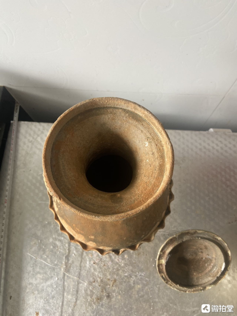 古玩陶瓷青釉瓜棱紋雙系蓋罐拍賣,當前價格999元