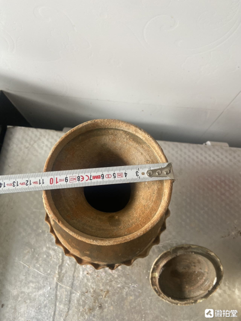 古玩陶瓷青釉瓜棱紋雙系蓋罐拍賣,當前價格999元