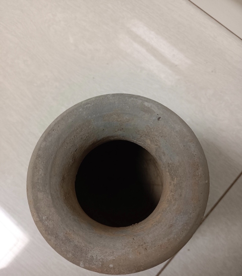 古玩陶瓷秦漢.撇口陶瓶拍賣(mài),當(dāng)前價(jià)格286元