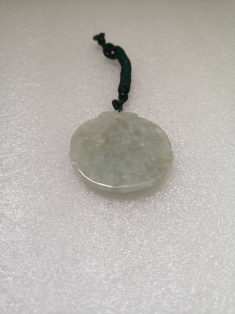 古玩玉器天然翡翠雕“虛空藏菩薩”掛牌拍賣,當前價格398元