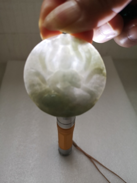 古玩玉器天然翡翠雕“千手觀音”掛牌拍賣，當前價格450元